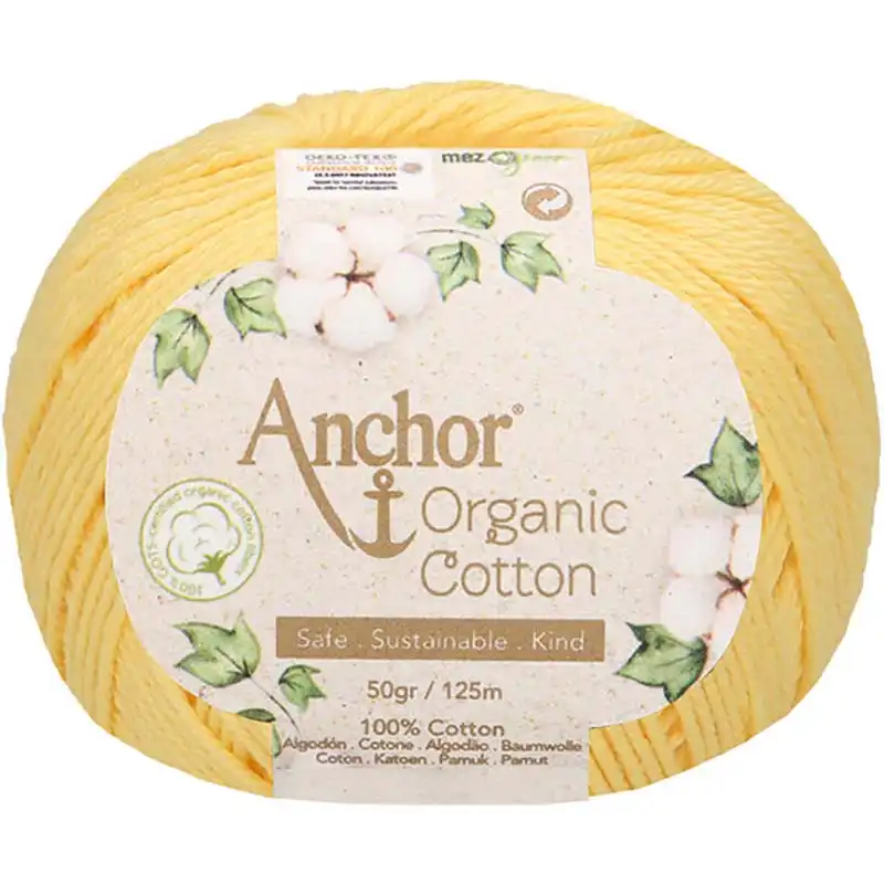Anchor Organic Cotton 293 Žlutá