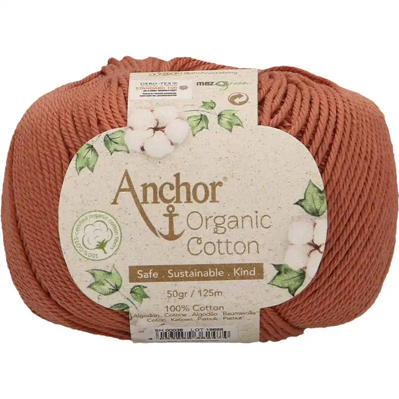 Anchor Organic Cotton 38 Skořice