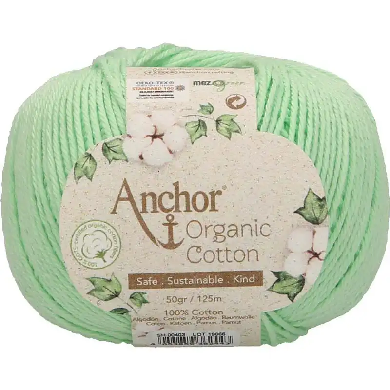 Anchor Organic Cotton 403 Pistácie