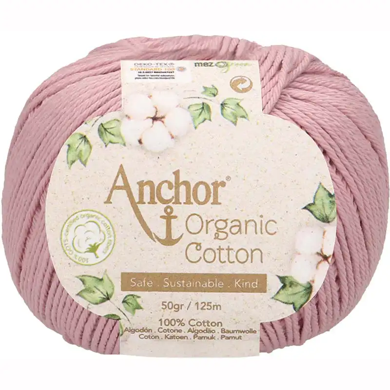 Anchor Organic Cotton 423 Pudrová