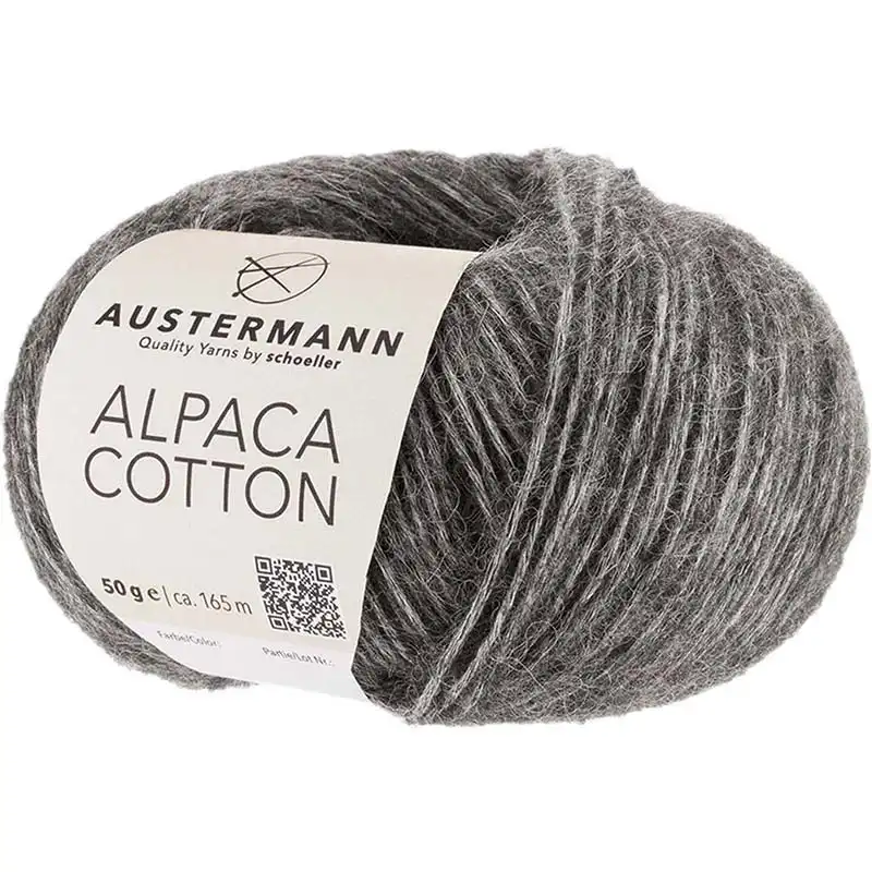 Austermann Alpaca Cotton 4 Šedá