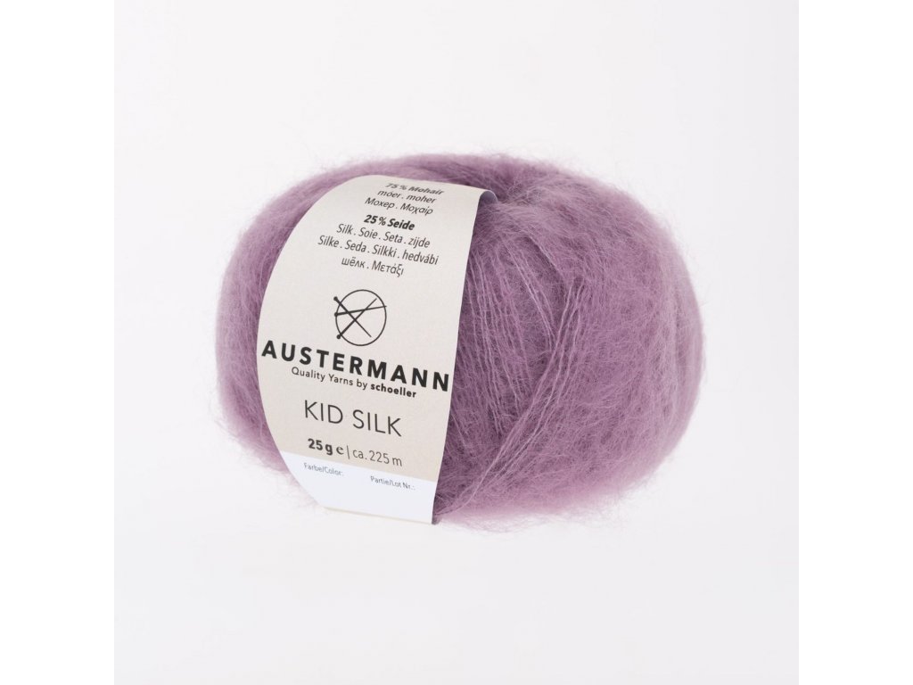 Austermann Kid Silk 24 Hnědofialová