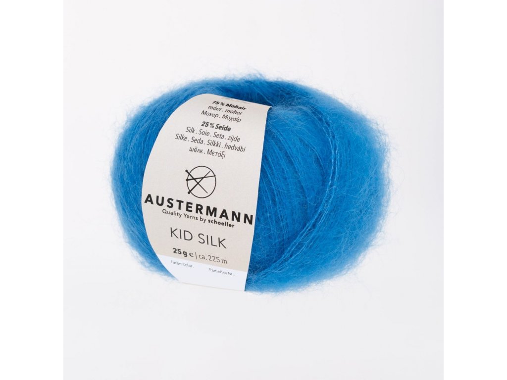 Austermann Kid Silk 45 Modrá