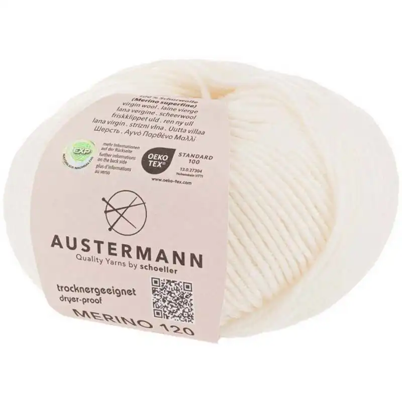 Austermann Merino 120 EXP 101 Bílá