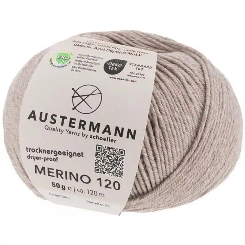 Austermann Merino 120 EXP 137 Béžový melír