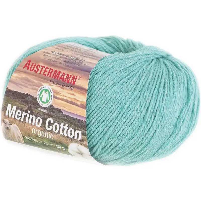 Austermann Merino Cotton 13 Mentolová