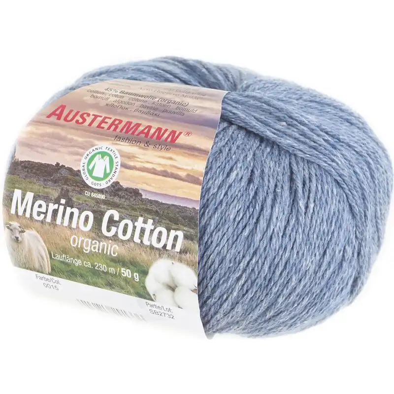 Austermann Merino Cotton 15 Denim