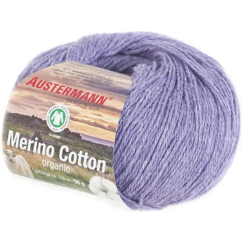 Austermann Merino Cotton 16 Fialová