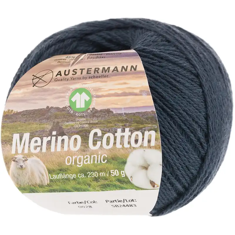 Austermann Merino Cotton 28 Námořnická