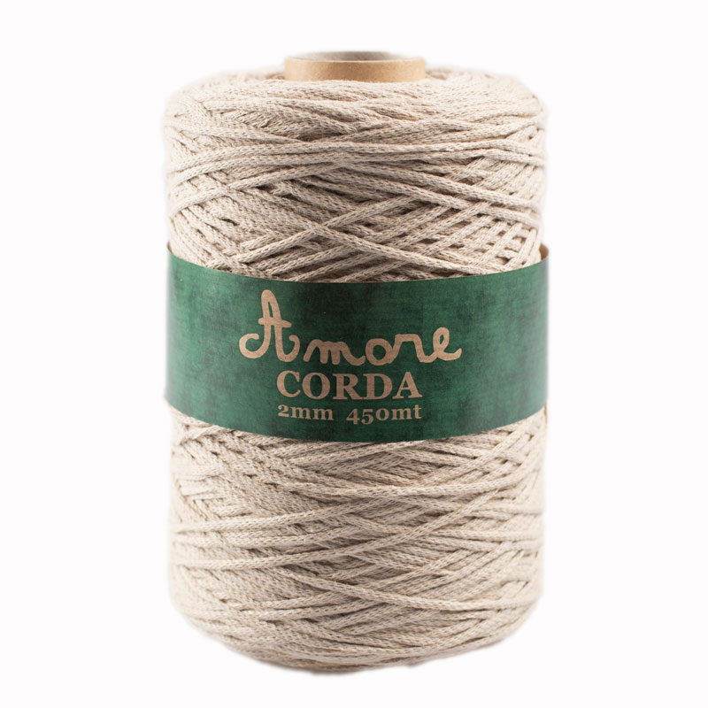 Borgo de Pazzi Amore CORDA 2mm Ecru 609