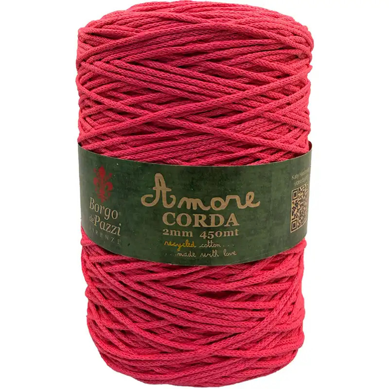 Borgo de Pazzi Amore CORDA 2mm Fuchsiová 909
