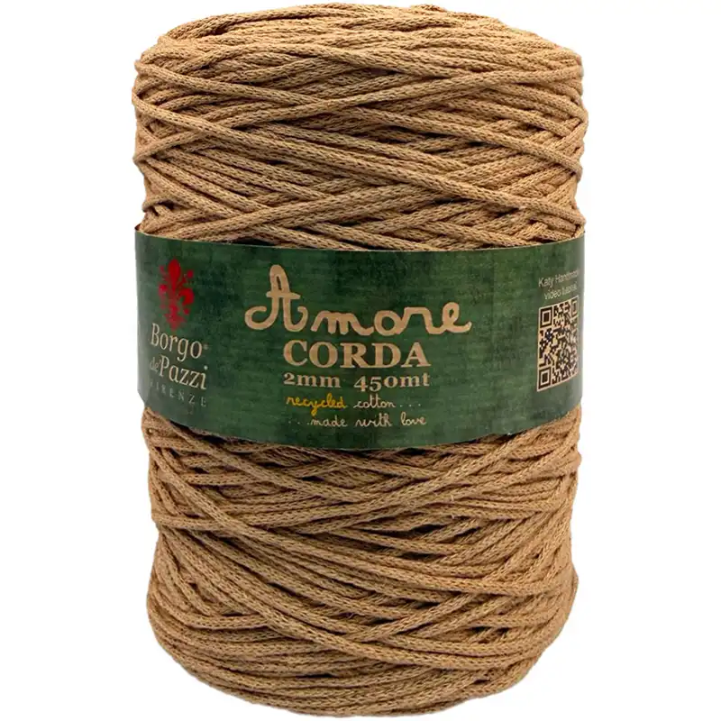 Borgo de Pazzi Amore CORDA 2mm Písková 901