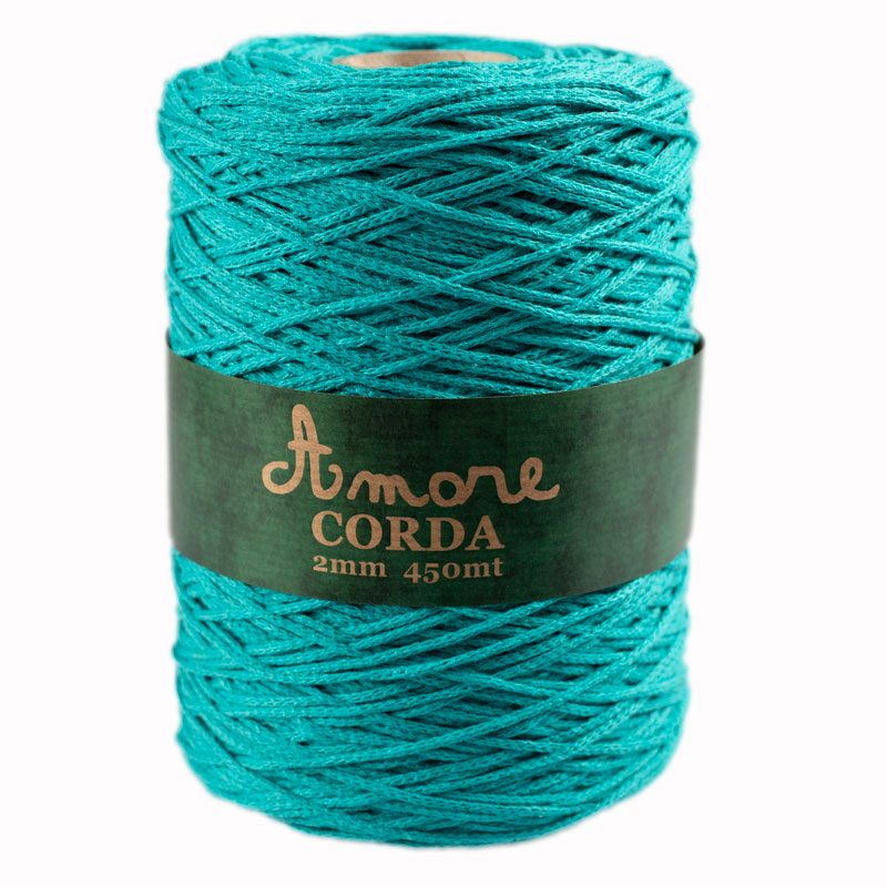 Borgo de Pazzi Amore CORDA 2mm Tyrkysová 228