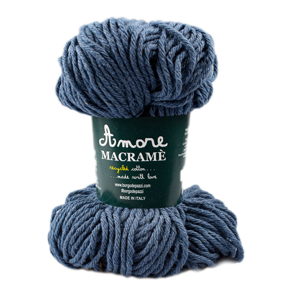 Borgo de' Pazzi Amore Cotton Macrame 67 Denim