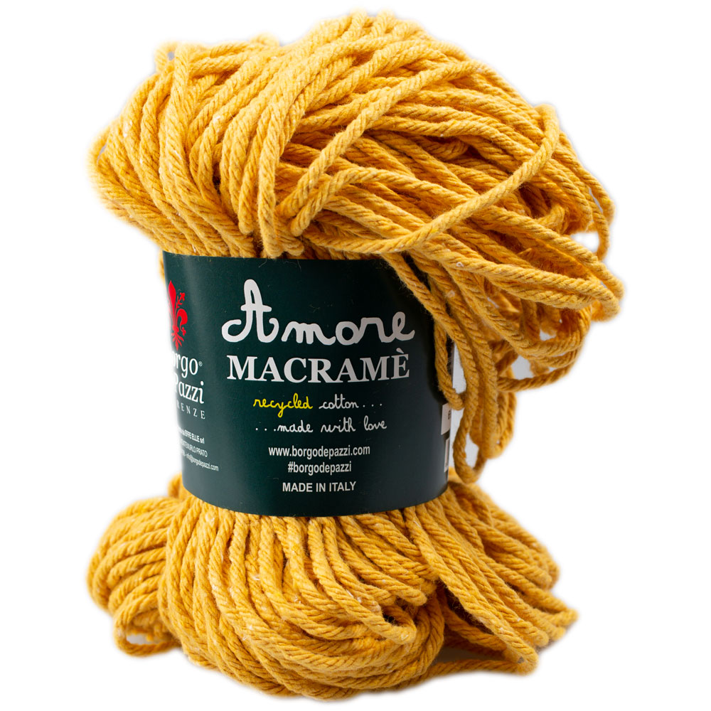 Borgo de' Pazzi Amore Cotton Macrame 69 Hořčicová