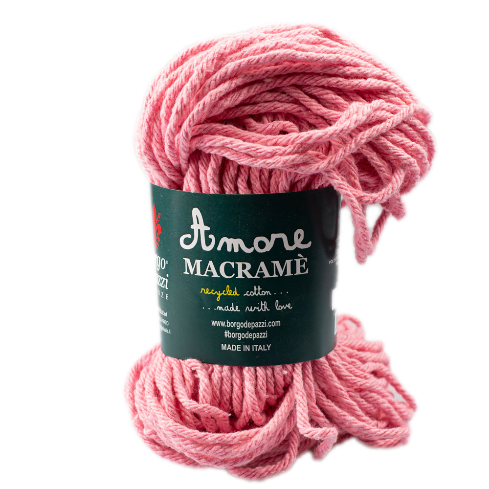 Borgo de' Pazzi Amore Cotton Macrame 70 Růžová