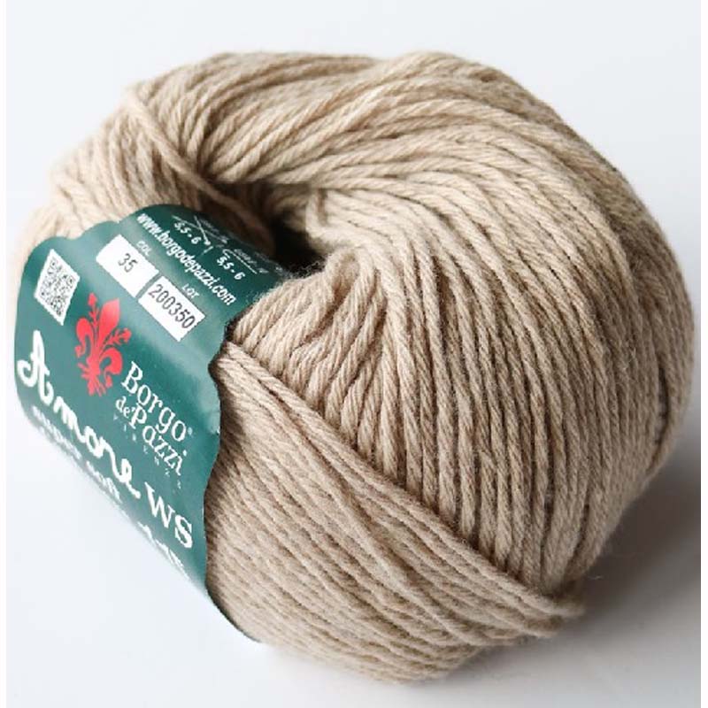 Borgo de' Pazzi Amore WS Super soft Cashmere 115 Béžová 35