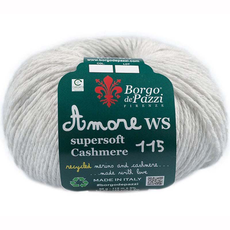 Borgo de' Pazzi Amore WS Super soft Cashmere 115 Krémová 30