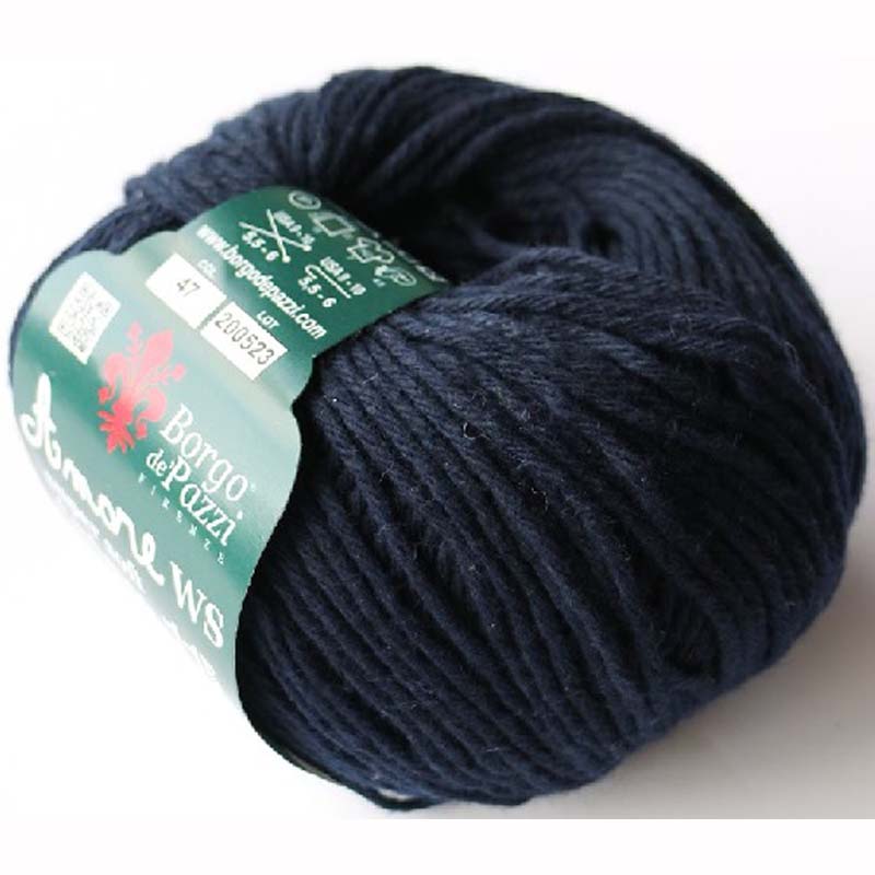 Borgo de' Pazzi Amore WS Super soft Cashmere 115 Noční modrá 47