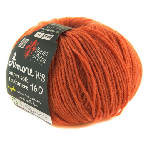 Borgo de' Pazzi Amore WS Super soft Cashmere 160 arancio 48