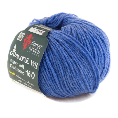 Borgo de' Pazzi Amore WS Super soft Cashmere 160 blu 37