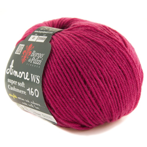 Borgo de' Pazzi Amore WS Super soft Cashmere 160 fuxia 49