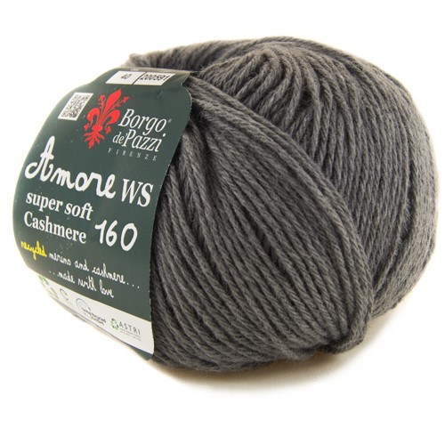 Borgo de' Pazzi Amore WS Super soft Cashmere 160 grigio medio 40