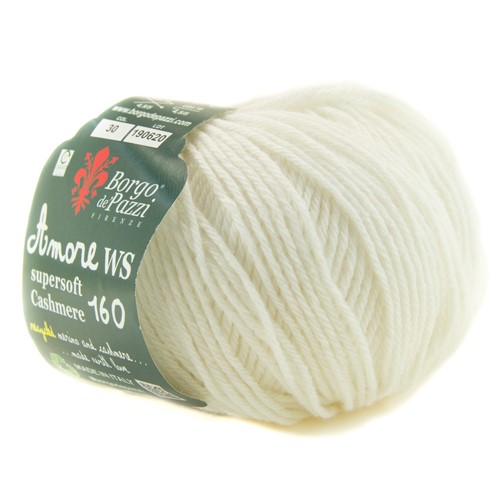 Borgo de' Pazzi Amore WS Super soft Cashmere 160 Krémová 30