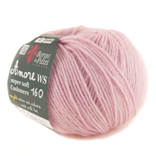 Borgo de' Pazzi Amore WS Super soft Cashmere 160 rosa confetto 42