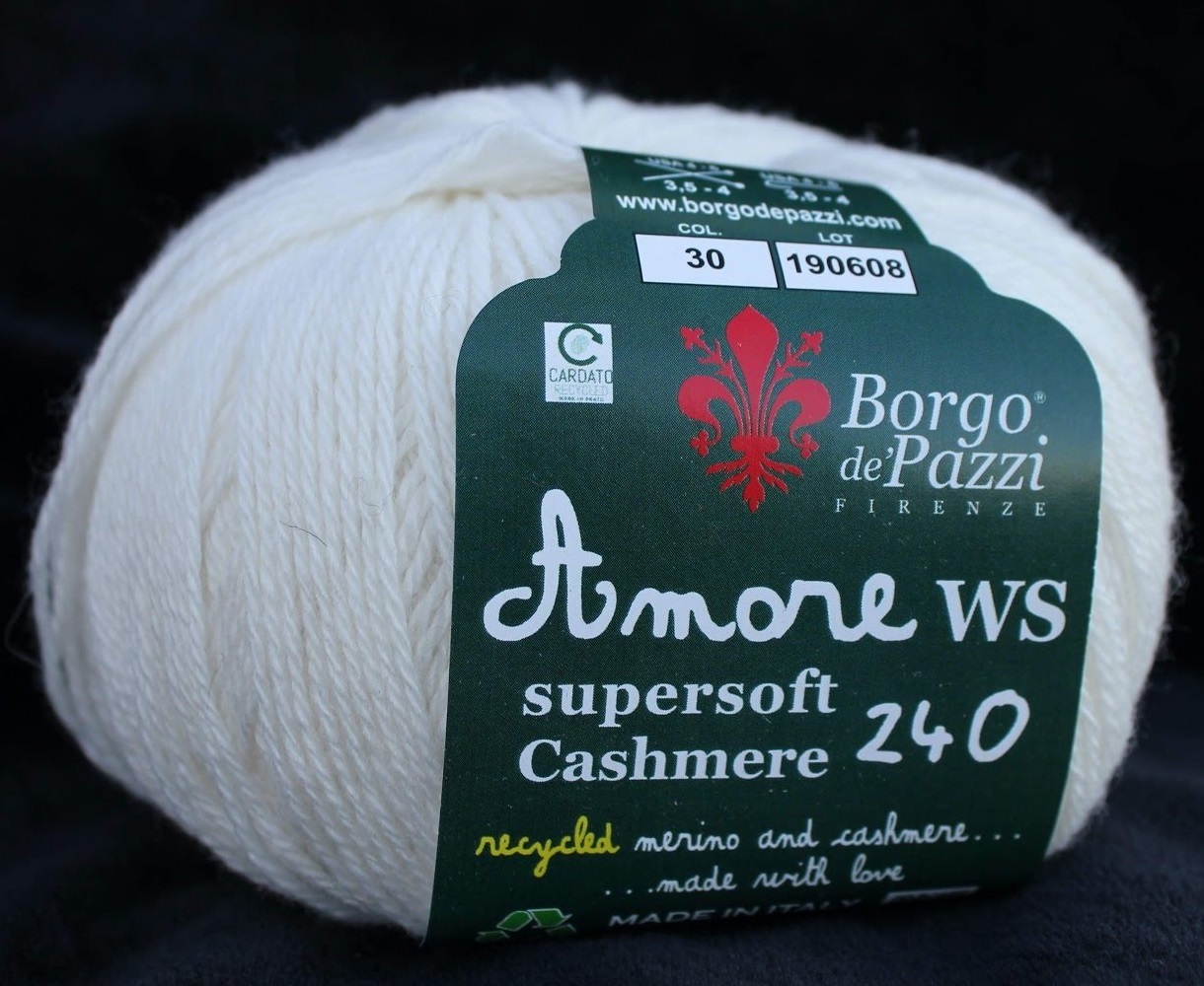 Borgo de Pazzi Amore WS Super soft Cashmere 240 crema 30
