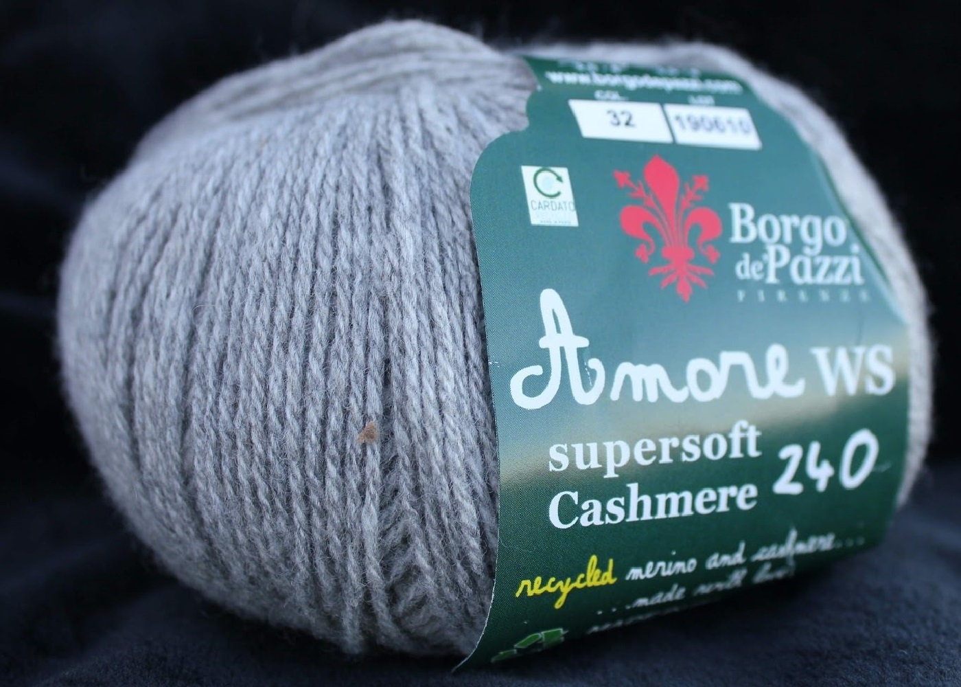Borgo de Pazzi Amore WS Super soft Cashmere 240 Perla 32