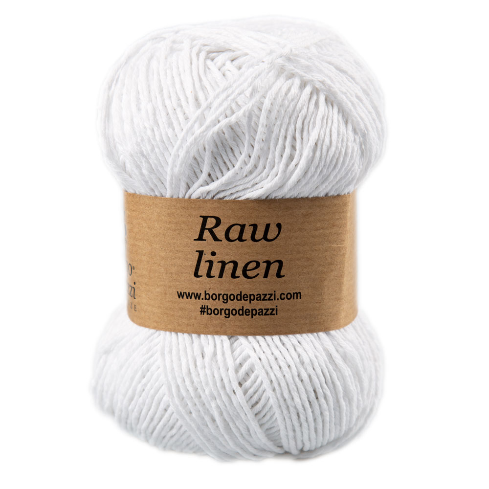 Borgo de' Pazzi Raw linen 190 Bílá