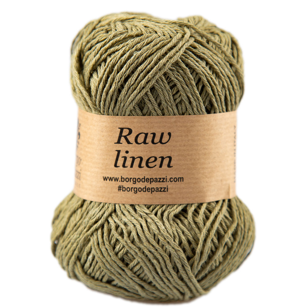 Borgo de' Pazzi Raw linen 194 Světlá khaki