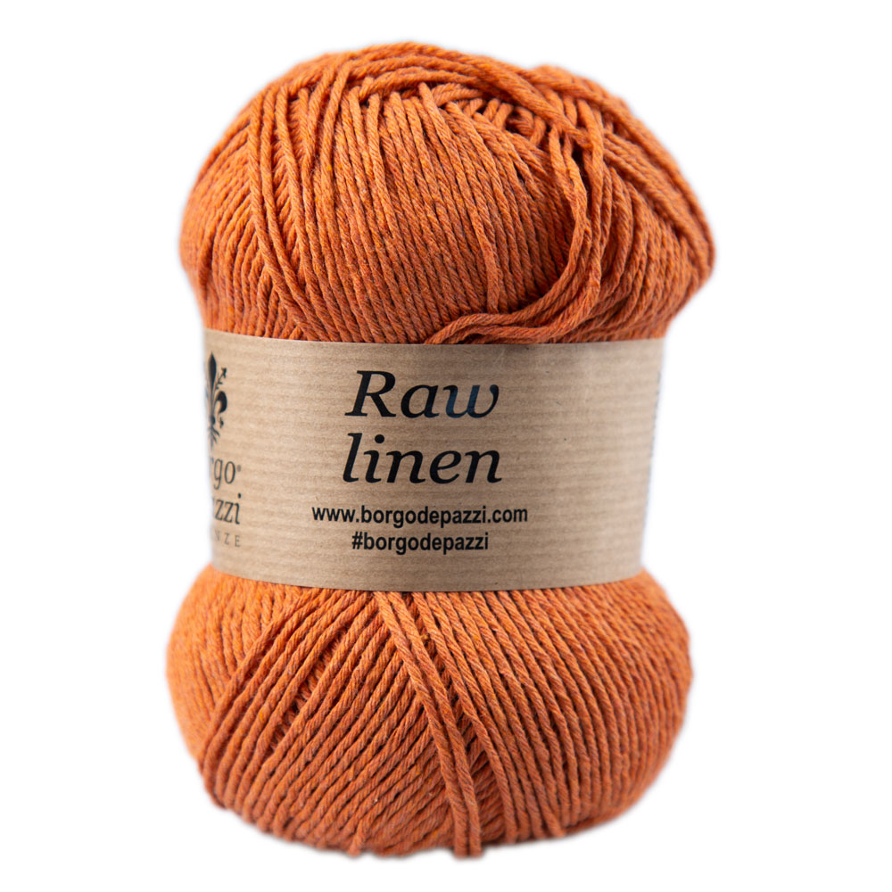 Borgo de' Pazzi Raw linen 200 Terakota