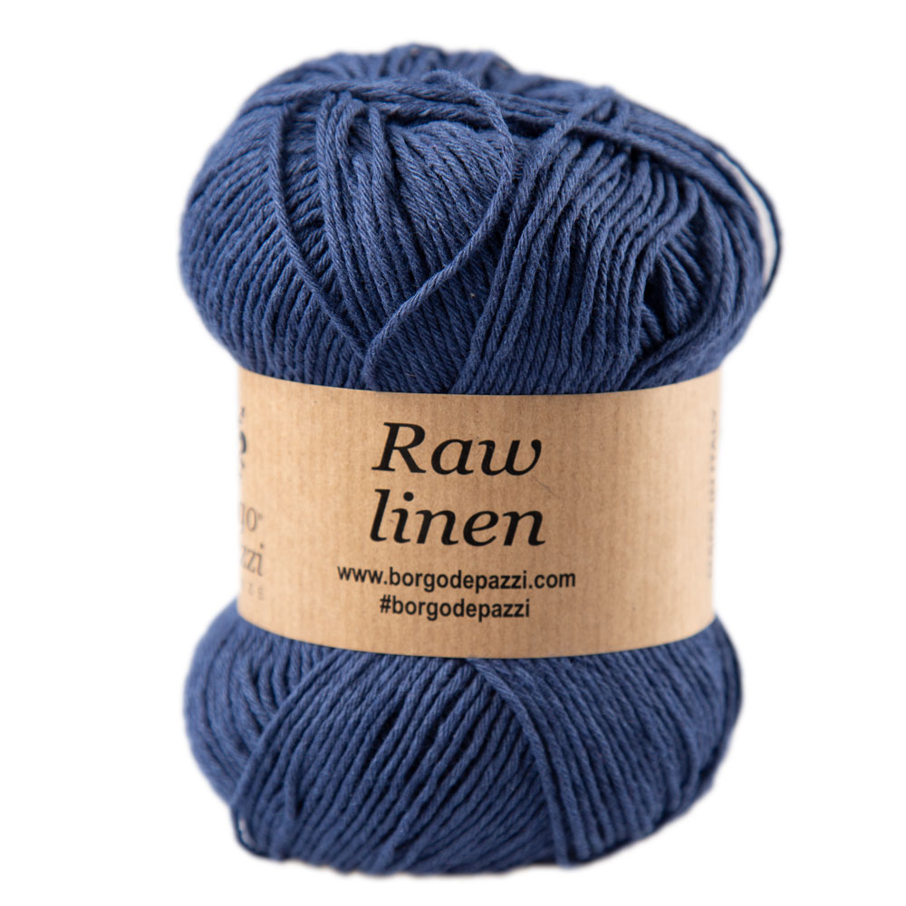 Borgo de' Pazzi Raw linen 207 Modrá