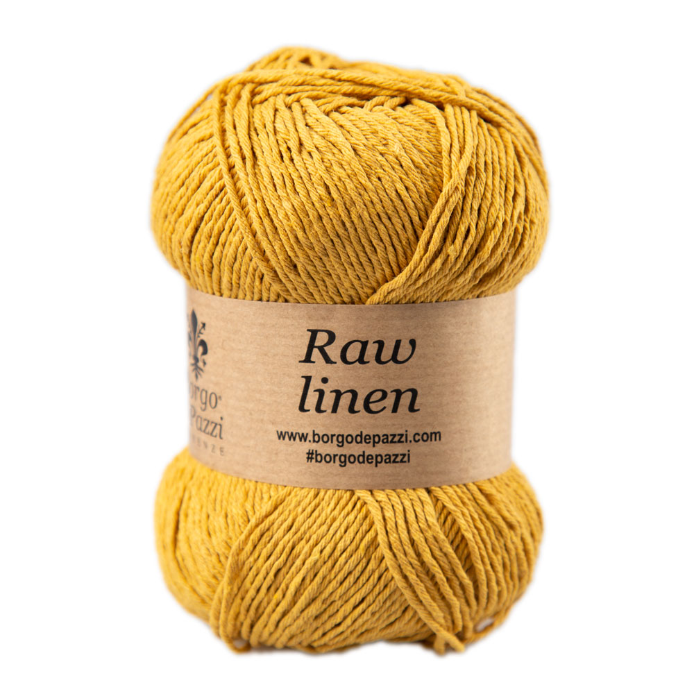 Borgo de' Pazzi Raw linen 209 Hořčicová