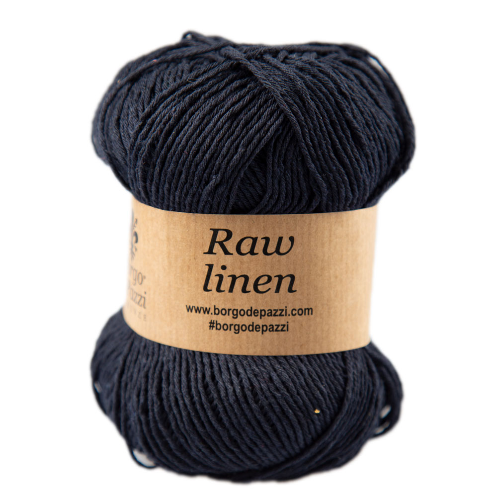 Borgo de' Pazzi Raw linen 211 Temně modrá