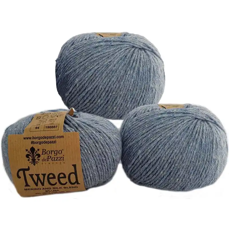 Borgo de Pazzi Tweed 94 Světle modrá