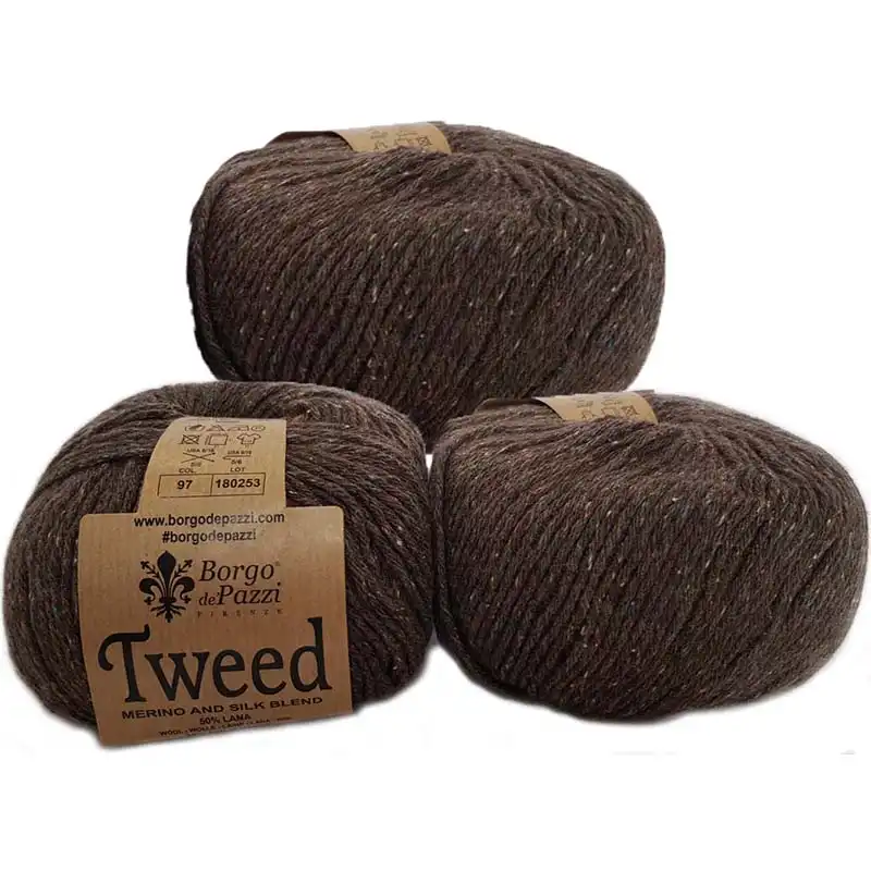 Borgo de Pazzi Tweed 97 Hnědá