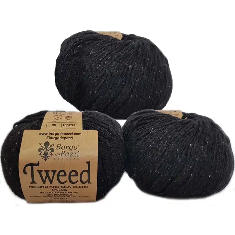 Borgo de Pazzi Tweed 99 Černá