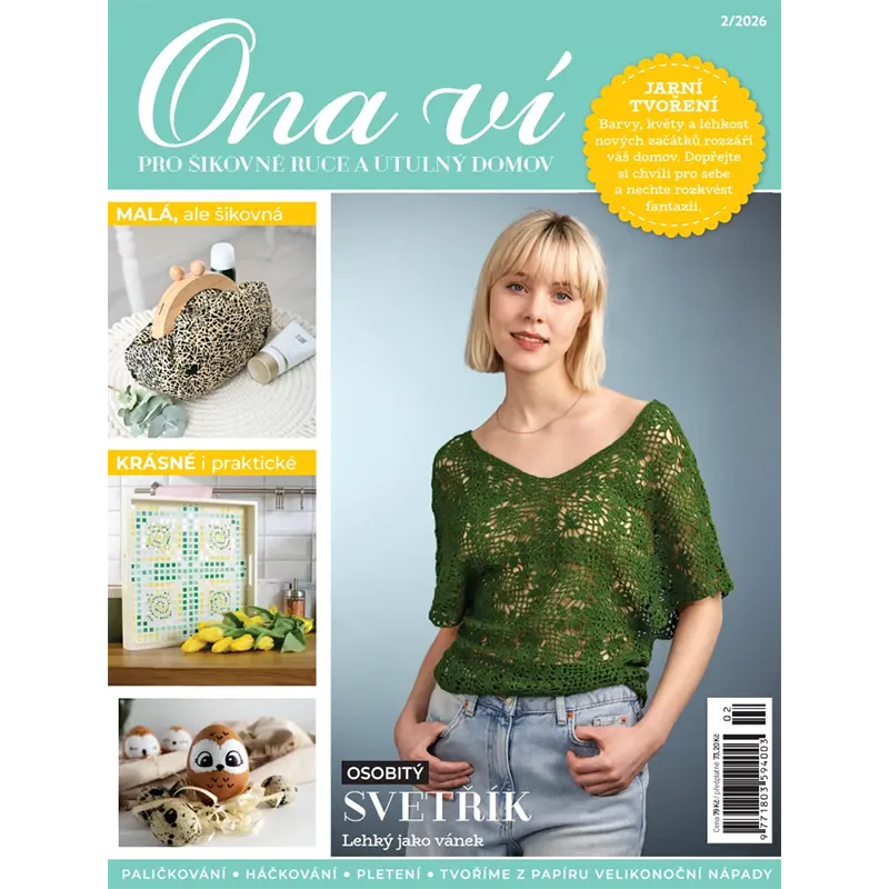 Časopis Ona ví - 2/2026 Jarní tvoření