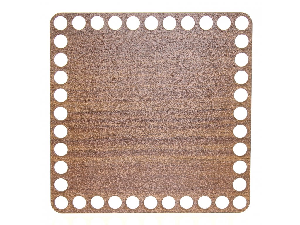 Dno na košík Walnut, čtverec 15cm