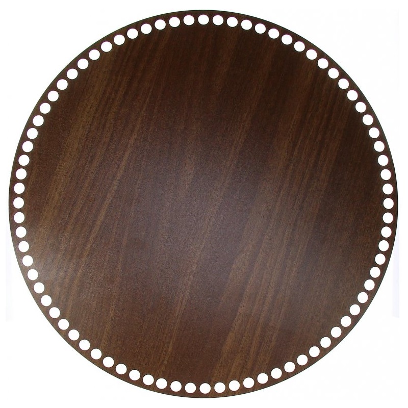 Dno na košík walnut, kruh 40cm