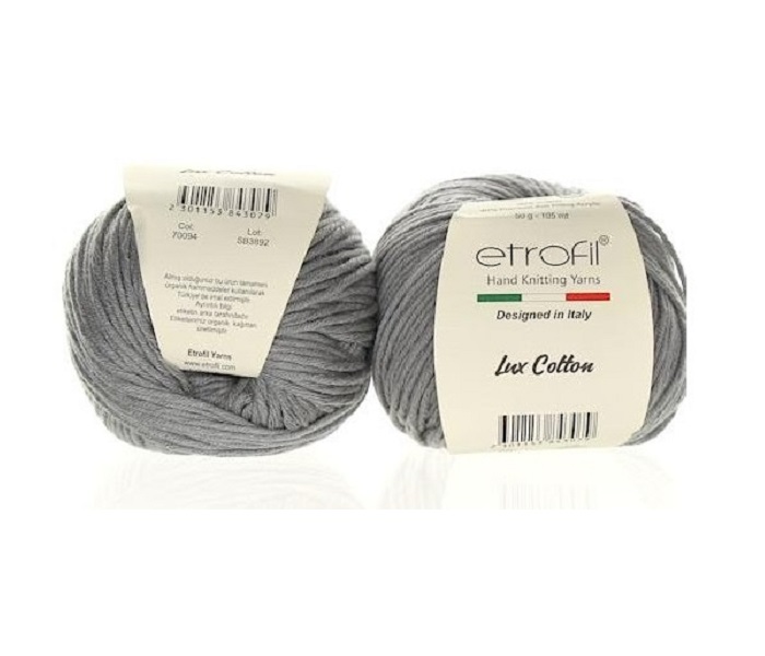 Etrofil Bambino Lux cotton 70094 Šedá