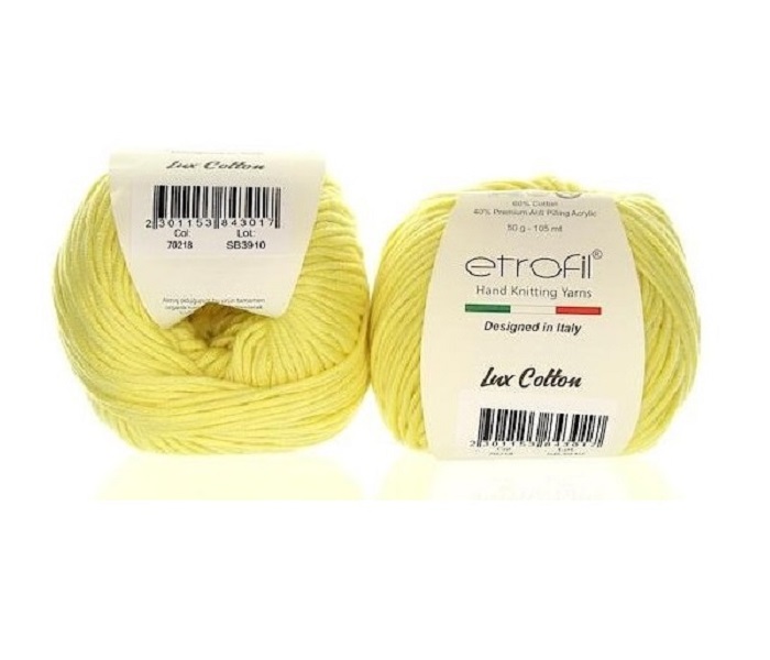 Etrofil Bambino Lux cotton 70218 světle Žlutá
