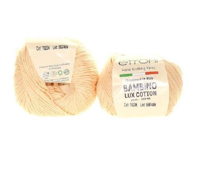 Etrofil Bambino Lux cotton 70236 Meruňková světlá