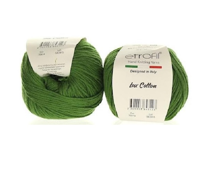 Etrofil Bambino Lux Cotton 70414 Lesní Zelená