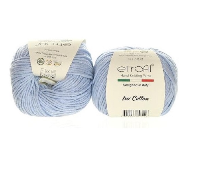 Etrofil Bambino Lux cotton 70526 světle Modrá