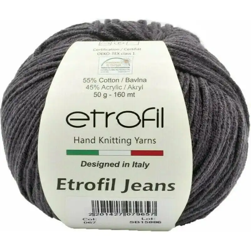 Jeans Etrofil 067 tmavě šedá