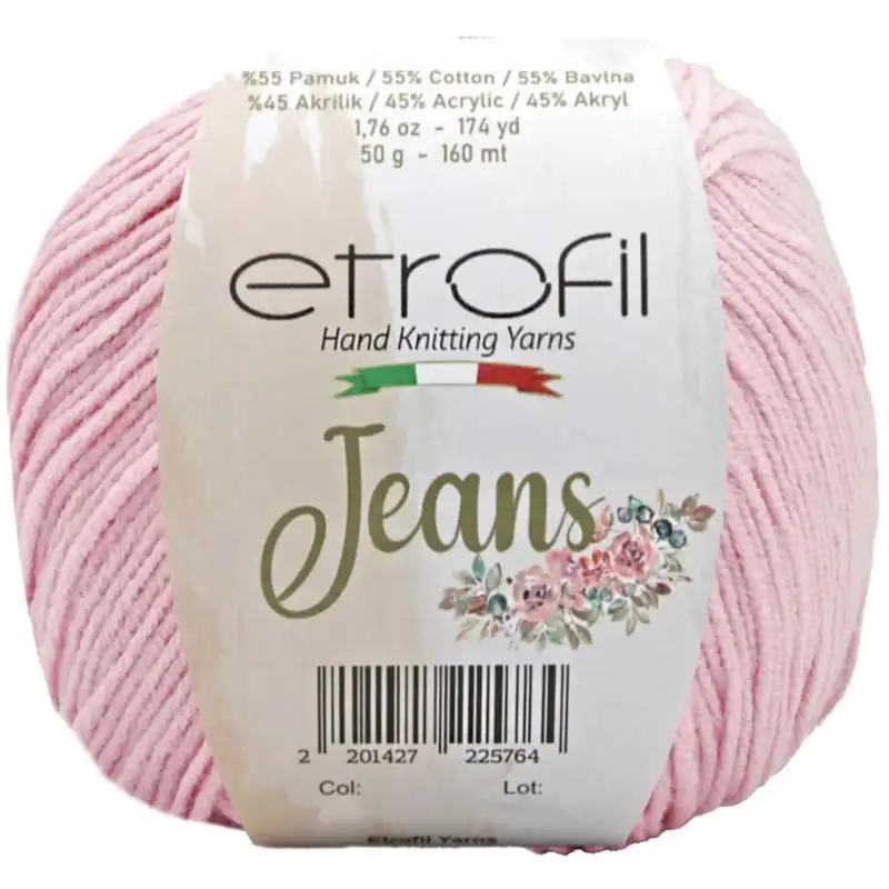 Jeans Etrofil 033 světle růžová